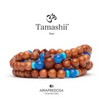 Bracelet Tamashii Mala in Wood Agata NWS901-4 - NWS901-4